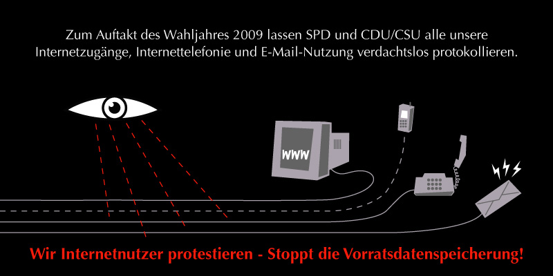 Stoppt die Vorratsdatenspeicherung! Stoppt die Vorratsdatenspeicherung!