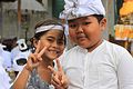 Balinese children with headband; September 2010.jpg