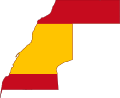 Flag Spain Map of Western Sahara.svg