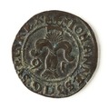 Mynt av silver. 2 öre. 1591 - Skoklosters slott - 109107.tif