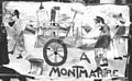 Banderole en tête du monôme des étudiants parisiens le Mardi Gras 20 février 1912.jpg