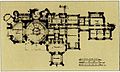 Arhitekta Otto Piusa Hipiusa zīmētais Sangastes pils pirmā stāva plāns. 1878. Igaunijas vēstures arhīvs.jpg