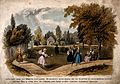 Earl's Court House, London; the gardens with several women, Wellcome V0013586.jpg