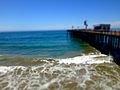 Pismo Beach Surfers and Pier.JPG