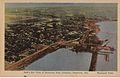 'Shawrowl color' postcard of "Bird's eye view of Deseronto from airoplane, Deseronto, Ont.', published by The Helioptype Co. Ltd., Ottawa. The photograph was taken from the Bay of Quinte, south of the (3699653922).jpg